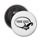 Knop Fles Opener Magneet Aangepaste Logo Geen mini (Voorkant)