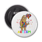 Knop Fles Opener met magneet Mockup Sjabloon (Voorkant)