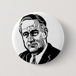 Knop Franklin Delano Roosevelt Ronde Button 5,7 Cm