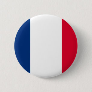 Knop Franse vlag Ronde Button 5,7 Cm