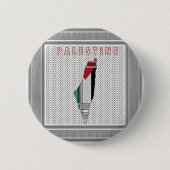 Knop Free Palestine - Palestinian Pin Button (Voorkant)