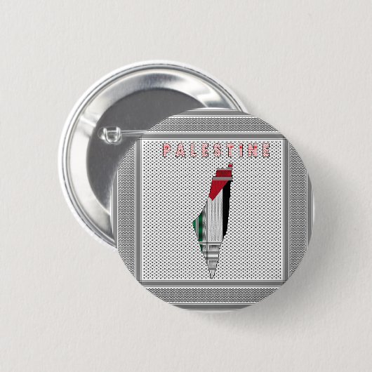 Knop Free Palestine - Palestinian Pin Button (Voorkant /achterkant)