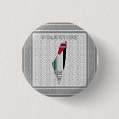 Knop Free Palestine - Palestinian Pin Button (Voorkant)