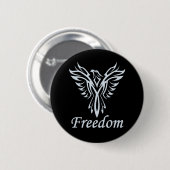 Knop Freedom Eagle Ronde Button 5,7 Cm (Voorkant /achterkant)
