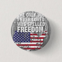 Knop – Freedom Job Ronde Button 3,2 Cm