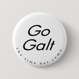 Knop Galt gaan Ronde Button 5,7 Cm
