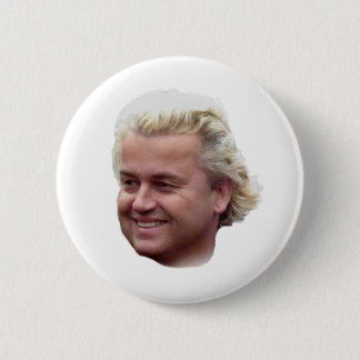 knop Geert Wilders Ronde Button 5,7 Cm