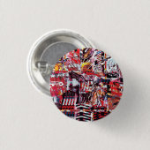 Knop – Gefragmenteerde Puls Ronde Button 3,2 Cm (Voorkant /achterkant)