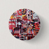 Knop – Gefragmenteerde Puls Ronde Button 3,2 Cm (Voorkant)