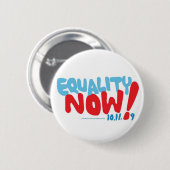 Knop Gelijke NU Ronde Button 5,7 Cm (Voorkant /achterkant)