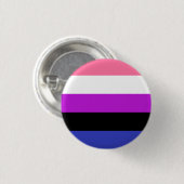 Knop Gendervloeivlag Ronde Button 3,2 Cm (Voorkant /achterkant)