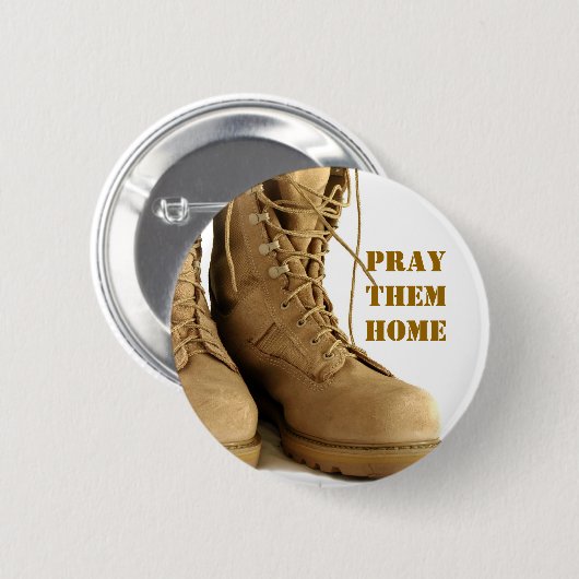 knop gevechtslaarzen ronde button 5,7 cm (Voorkant /achterkant)