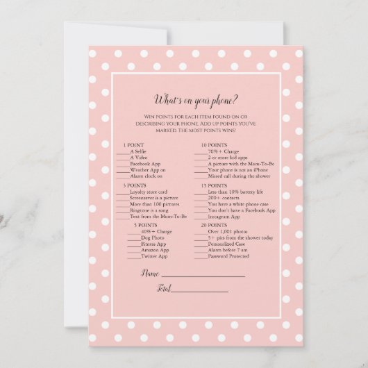 Knop gewoon roze hoes wat er op je telefoonspel st kaart (Voorkant)