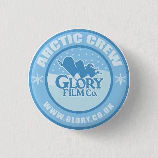 Knop Glory Arctic Crew. Ronde Button 3,2 Cm (Voorkant)