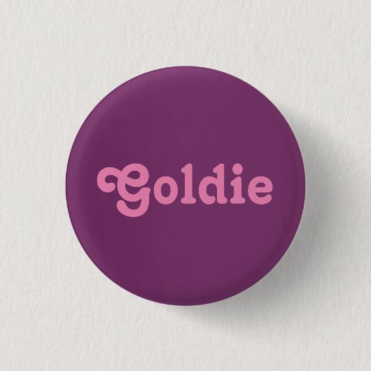Knop Goldie Ronde Button 3,2 Cm (Voorkant)