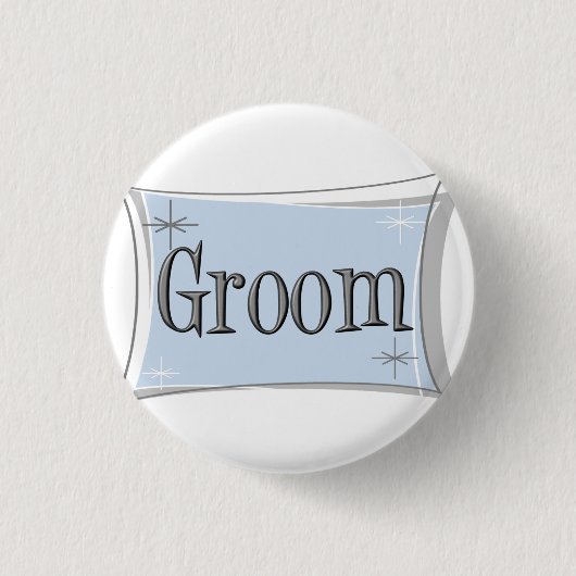 Knop Groom Ronde Button 3,2 Cm (Voorkant)