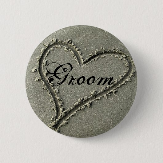 Knop Groom Ronde Button 5,7 Cm (Voorkant)