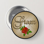 Knop Groom Ronde Button 7,6 Cm (Voorkant /achterkant)