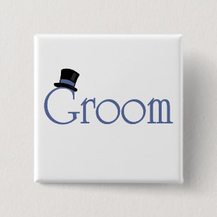 Knop Groom Vierkante Button 5,1 Cm
