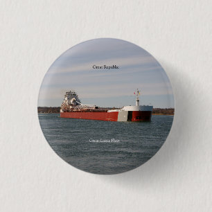 knop Grote Republiek Ronde Button 3,2 Cm