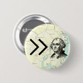 Knop Groter, Groter, Washington Ronde Button 5,7 Cm (Voorkant /achterkant)