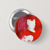 Knop "Gypsy Woman" Ronde Button 5,7 Cm (Voorkant /achterkant)