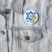 Knop Hanukkah Ronde Button 5,7 Cm (In situ)