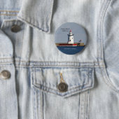 Knop Harbor Beach Lighthouse Ronde Button 5,7 Cm (In situ)