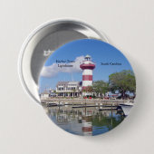 Knop Harbour Town Lighthouse Ronde Button 7,6 Cm (Voorkant /achterkant)