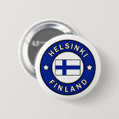 Knop Helsinki Finland Ronde Button 5,7 Cm (Voorkant /achterkant)