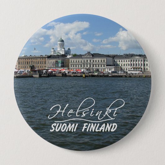 Knop Helsinki Harbour Ronde Button 4,0 Cm (Voorkant)