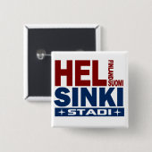 Knop Helsinki Vierkante Button 5,1 Cm (Voorkant /achterkant)