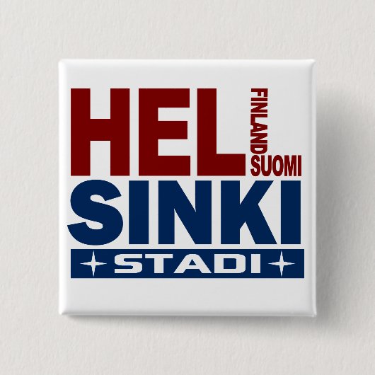 Knop Helsinki Vierkante Button 5,1 Cm (Voorkant)