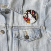 Knop "Het huwelijk" Ronde Button 5,7 Cm (In situ)