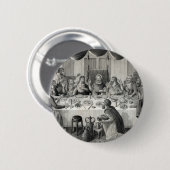 Knop "Het Laatste Avondmaal" Ronde Button 5,7 Cm (Voorkant /achterkant)