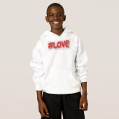 Knop het Ontwerp "#LOVE" van de Uitdrukking. Beste (Voorkant volledig)