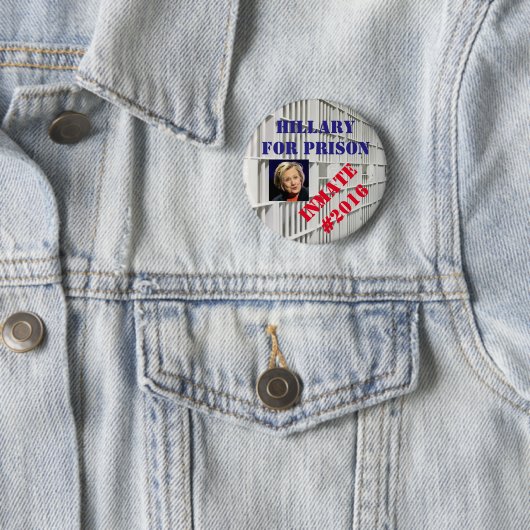 Knop Hillary for Prison Ronde Button 5,7 Cm (In situ)