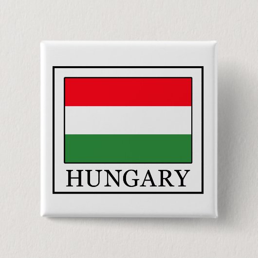 Knop Hongarije Vierkante Button 5,1 Cm (Voorkant)