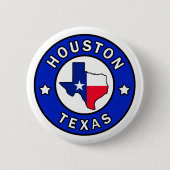 Knop Houston Texas Ronde Button 5,7 Cm (Voorkant)