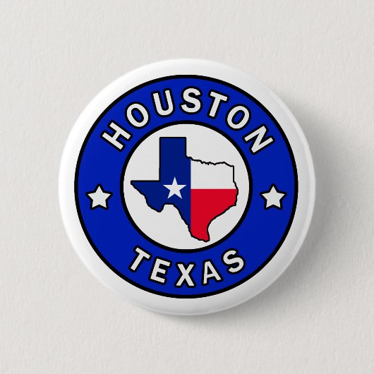 Knop Houston Texas Ronde Button 5,7 Cm (Voorkant)