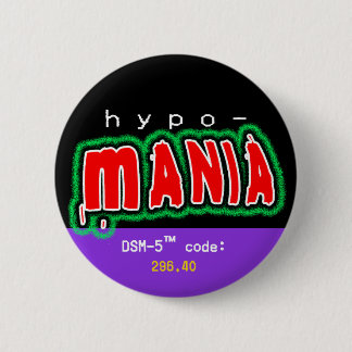 Knop Hypomania Ronde Button 5,7 Cm
