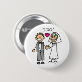 Knop I Do Ronde Button 5,7 Cm (Voorkant /achterkant)