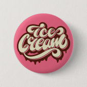 Knop Ice Cream Ronde Button 5,7 Cm (Voorkant)