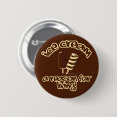 Knop Ice Cream Ronde Button 5,7 Cm (Voorkant /achterkant)