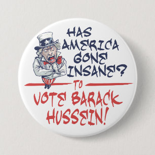 Knop Insane Hussein Ronde Button 7,6 Cm