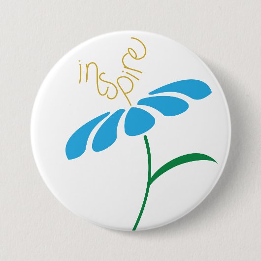 Knop Inspiratie groeit Ronde Button 7,6 Cm (Voorkant)