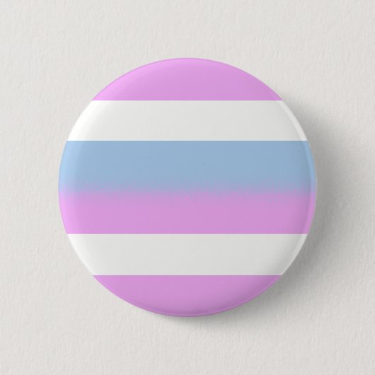 Knop Intersex-vlag Ronde Button 5,7 Cm (Voorkant)