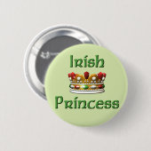 Knop Irish Princess Ronde Button 5,7 Cm (Voorkant /achterkant)
