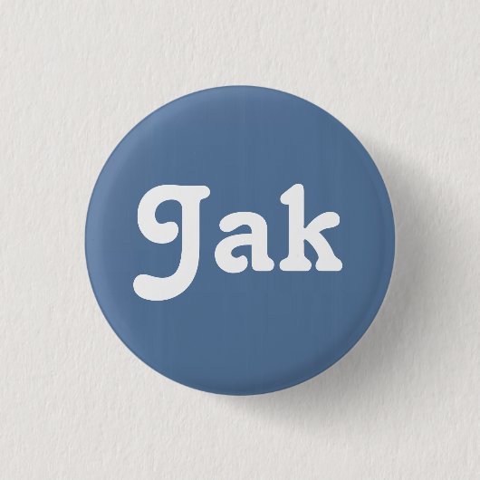 Knop Jak Ronde Button 3,2 Cm (Voorkant)