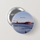 Knop James R. Barker Ronde Button 5,7 Cm (Voorkant /achterkant)